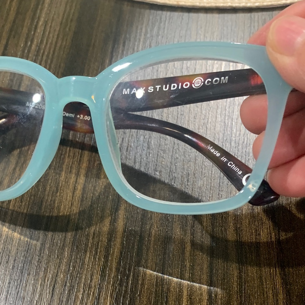 Mint Green Square Glasses MS20989 mint Demi +3.00 - Picture 6 of 6
